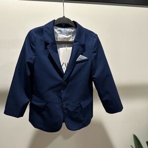 Brand New with tag Zara Blue Blazer 2-3 Years